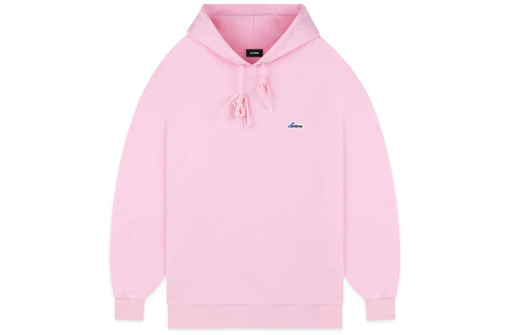 WE11DONE Small Logo Embroidered Pink Hoodie Unisex WD-TP3-20-707-U-PK