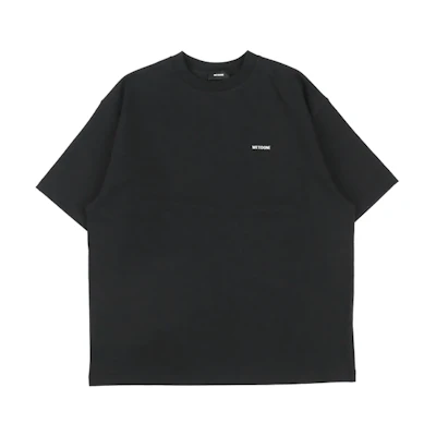 WE11DONE Small Logo Oversized Black Unisex T-Shirt WD-TP6-20-050-U-BK