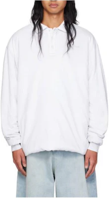 WE11DONE Sudadera Blanca con Cuello para Hombre WD-TT2-24-739-U-WH Buy WE11DONE Sudadera Blanca con Cuello para Hombre WD-TT2-24-739-U-WH