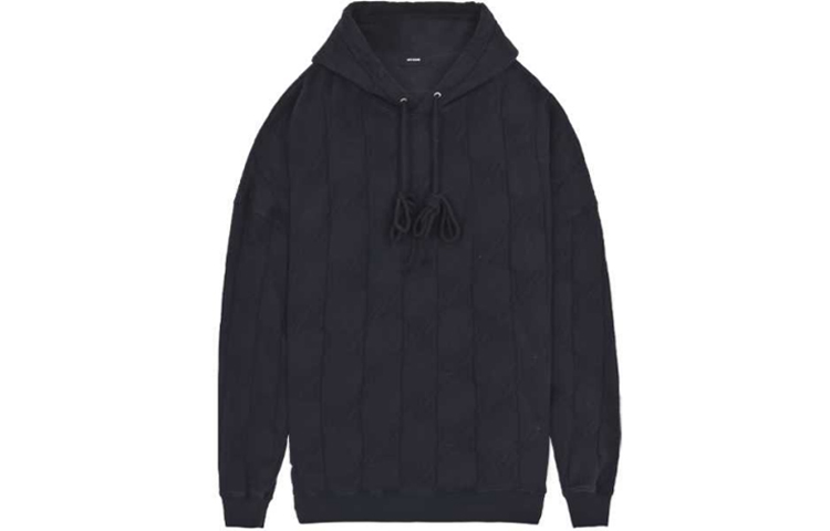 WE11DONE Solid Color Drawstring Hoodie Unisex Black WD-TH3-21-581-U-BK 圖 2