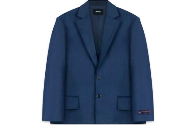WE11DONE Solid Color Logo Patch Blazer  Fashion Wear WD-JK3-22-084-M-NV