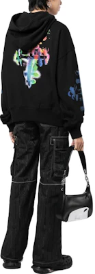 WE11DONE 純色男款黑色寬鬆連帽衫 WD-TH3-23-887-U-BK Lookbook WE11DONE 純色男款黑色寬鬆連帽衫 WD-TH3-23-887-U-BK
