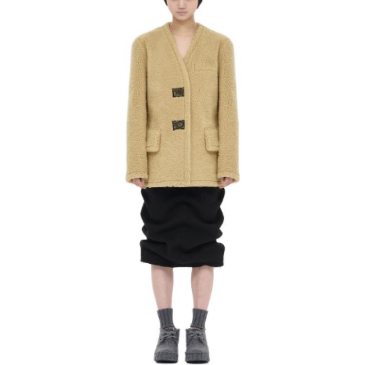 Lookbook WE11DONE Solid Color Pleated Casual Long Skirt Black WD-SK3-23-211-W-BK