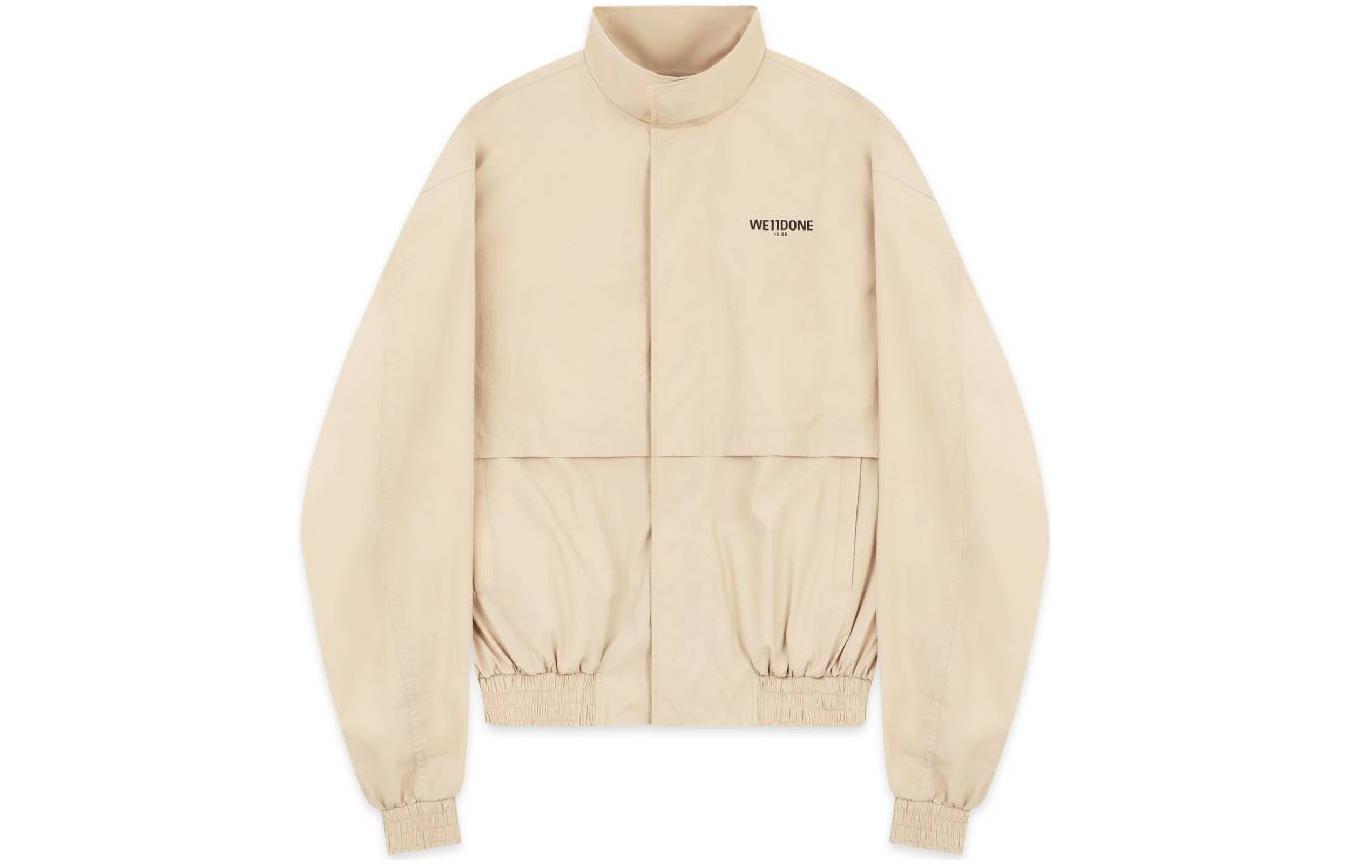 WE11DONE Solid Color Zip-Up High Neck Jacket Unisex WD-JP3-22-075-U-BG