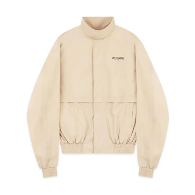 WE11DONE Solid Color Zip-Up High Neck Jacket Unisex WD-JP3-22-075-U-BG