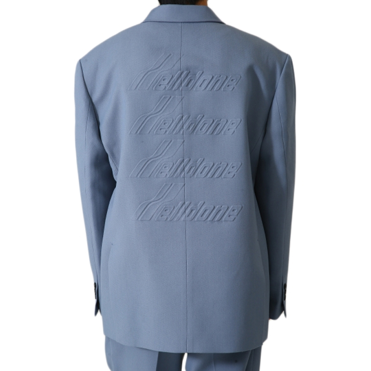 Purchase WE11DONE Solid Logo Blazer Biru WD-JK8-20-009-M-BL