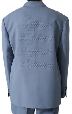 WE11DONE Solid Logo Blazer Biru WD-JK8-20-009-M-BL Purchase WE11DONE Solid Logo Blazer Biru WD-JK8-20-009-M-BL