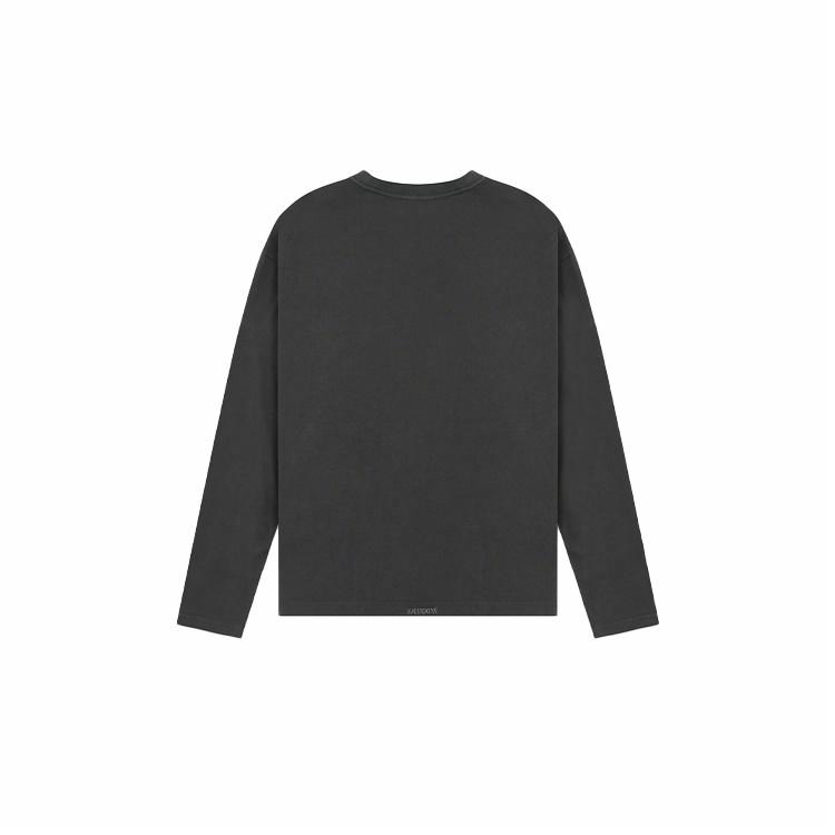 WE11DONE Spark Logo Unisex Long Sleeve T-Shirt Grey. WD-TT0-25-752-U-CH 圖 3