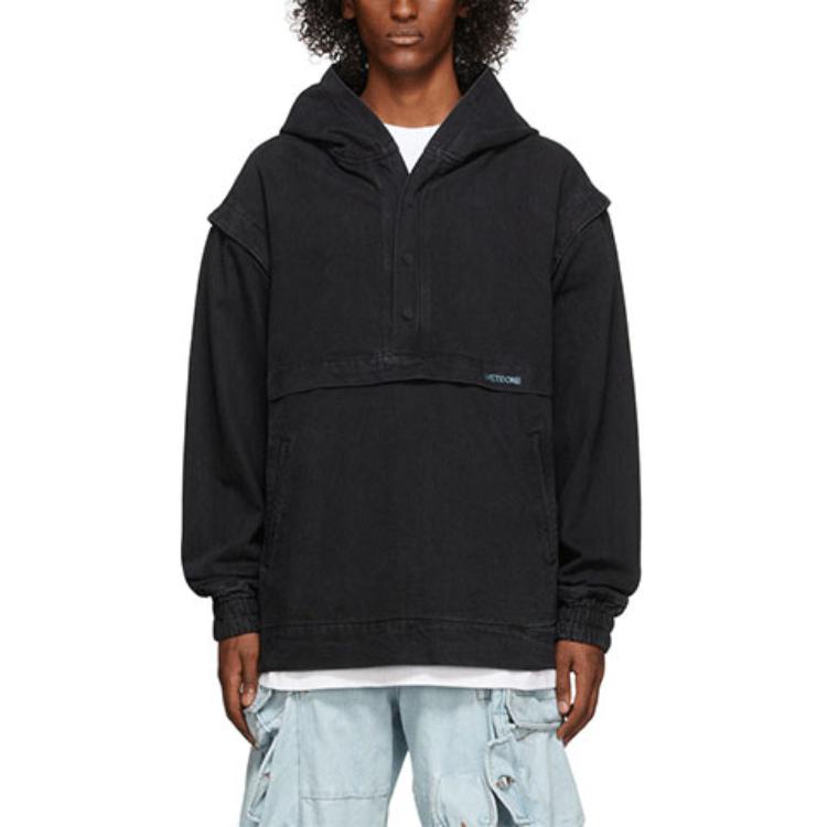 WE11DONE Square Logo Denim Jacket  Black WD-DJ3-21-309-U-BK 圖 5