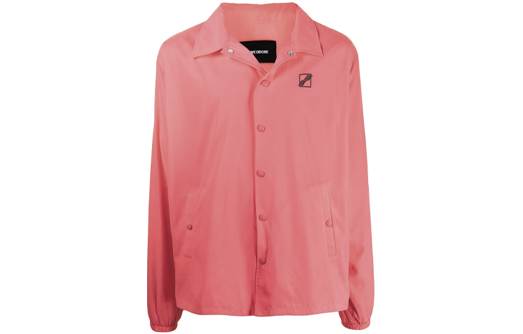 WE11DONE SS21  Pink Logo Loose Fit Collar Jacket WD-JP1-21-035-U-NP