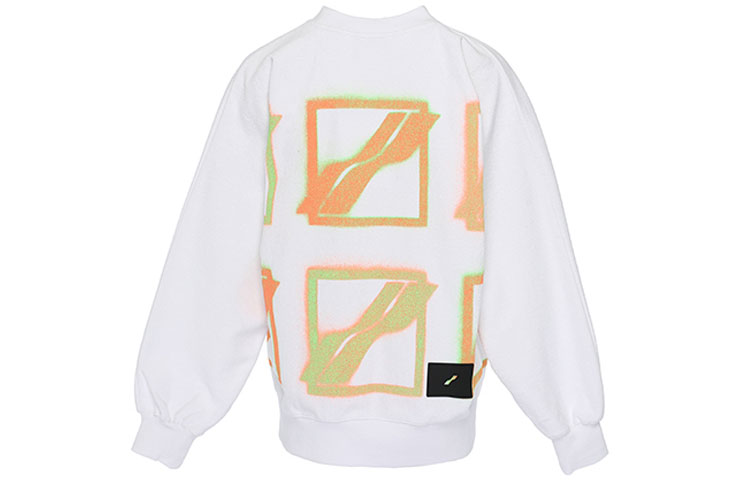 WE11DONE SS21 All-Over Logo Pullover Hoodie Unisex Couple Style - White. WD-TS1-21-510-U-WH 圖 3