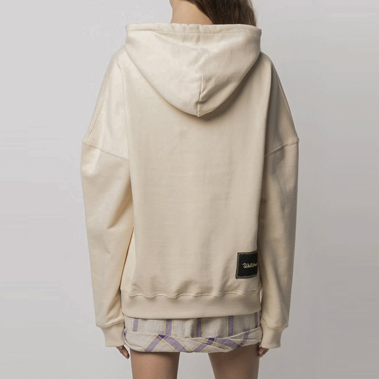 WE11DONE SS21 Beige Cartoon Print Drawstring Hoodie Unisex WD-TH0-21-529-U-BG 圖 5