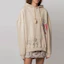 Details for WE11DONE SS21 Beige Cartoon Print Drawstring Hoodie Unisex WD-TH0-21-529-U-BG