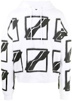 WE11DONE SS21 Big Logo All Over Pullover Sweatshirt Unisex White WD-TH1-21-517-U-WH WE11DONE SS21 Big Logo All Over Pullover Sweatshirt Unisex White WD-TH1-21-517-U-WH