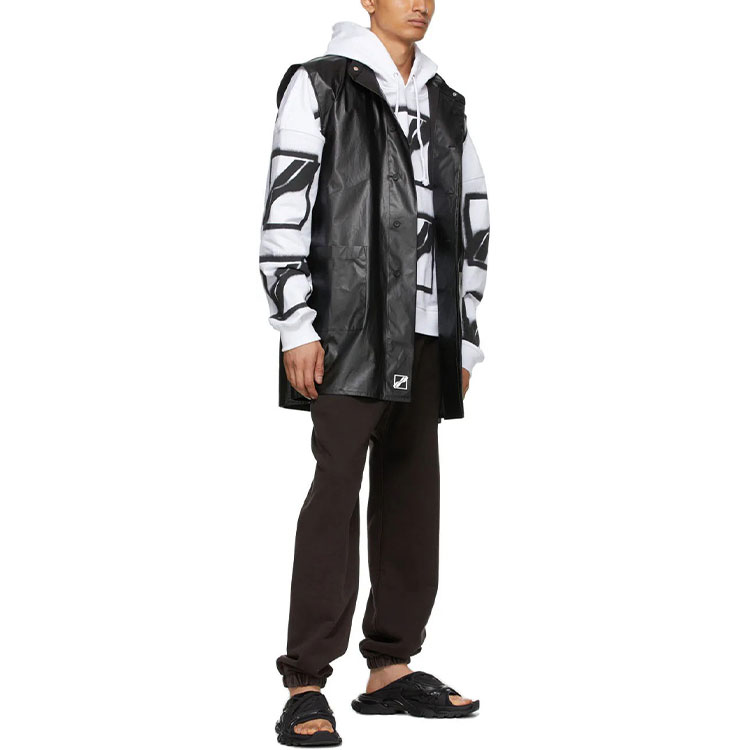 Shop WE11DONE SS21 Big Logo All Over Pullover Sweatshirt Unisex White WD-TH1-21-517-U-WH