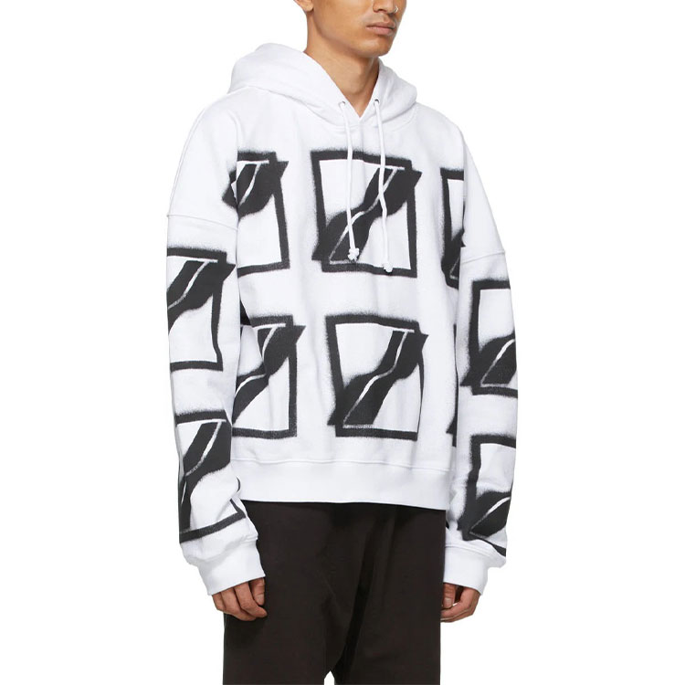 Purchase WE11DONE SS21 Big Logo All Over Pullover Sweatshirt Unisex White WD-TH1-21-517-U-WH