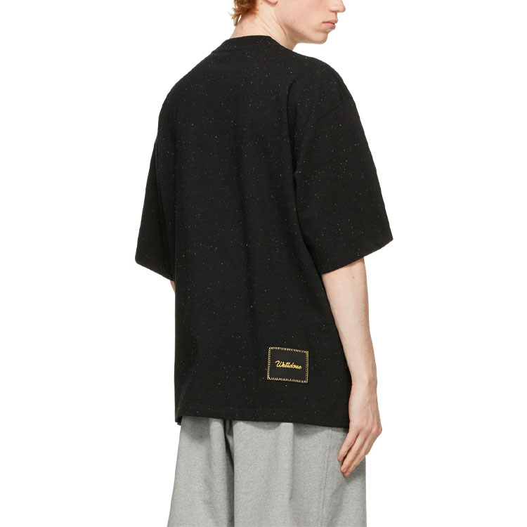 WE11DONE SS21 Black Lightning Logo Unisex T-Shirt. WD-TT0-21-532-U-BK 圖 6