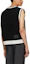 Lookbook WE11DONE SS21 Tank Top Logo Patch Leher Kotak Unisex - Hitam WD-KV1-21-629-U-BK