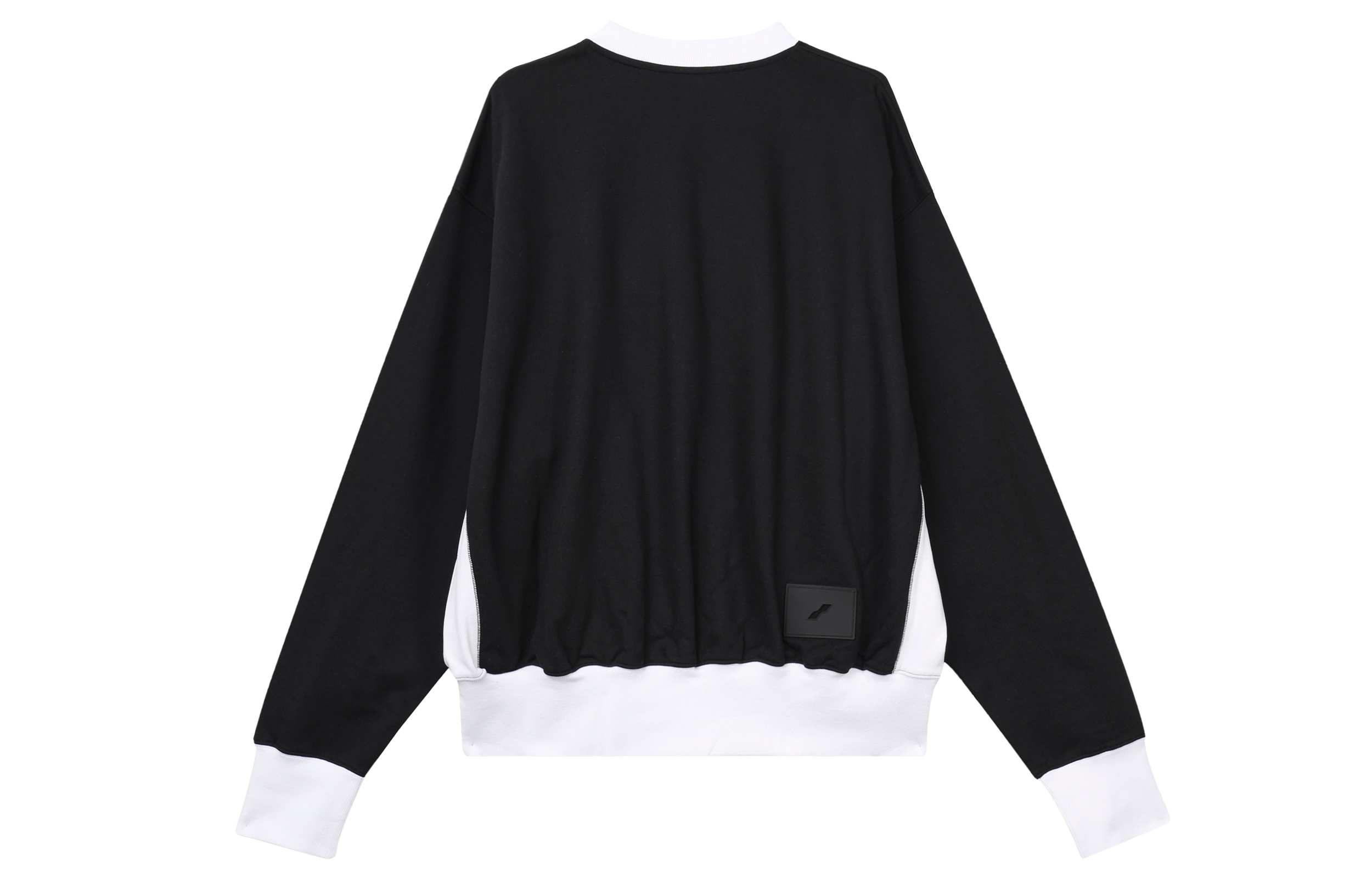WE11DONE SS21 Black Sequin Logo Unisex Long Sleeve Sweatshirt WD-TS1-21-511-U-BK 圖 3