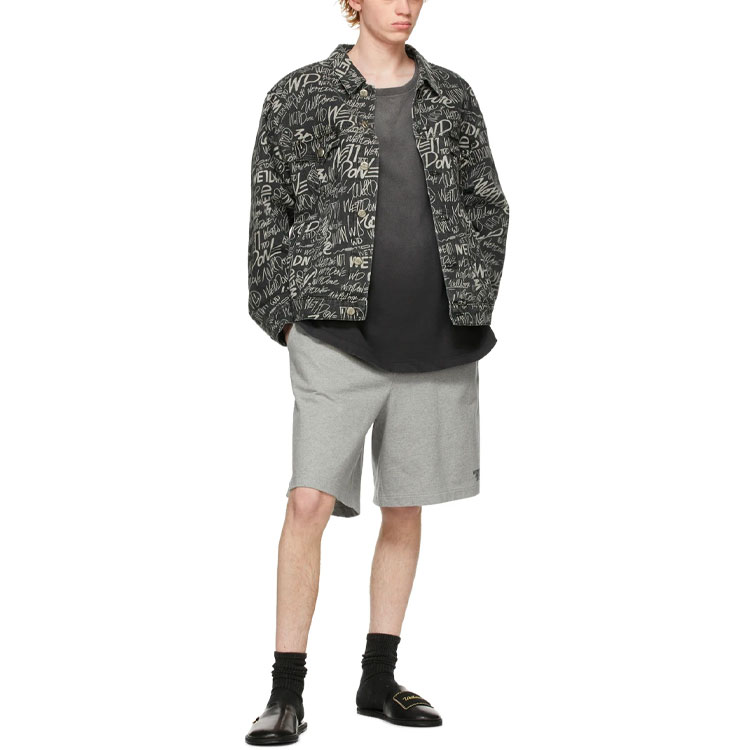 WE11DONE SS21 Butterfly Washed Black Unisex T-Shirt WD-TT0-21-502-U-BK 圖 5