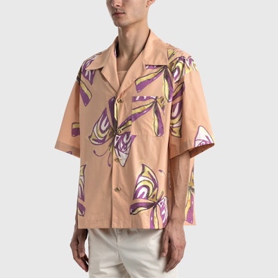 WE11DONE SS21 Butterfly Watermark Short Sleeve Shirt Unisex Orange. WD-BL0-21-125-U-OR Purchase WE11DONE SS21 Butterfly Watermark Short Sleeve Shirt Unisex Orange. WD-BL0-21-125-U-OR