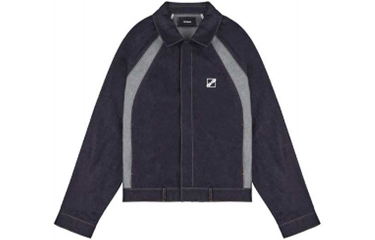 WE11DONE SS21 Colorblock Denim Jacket Unisex Black WD-DJ1-21-303-U-IB