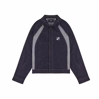 WE11DONE SS21 Colorblock Denim Jacket Unisex Black WD-DJ1-21-303-U-IB