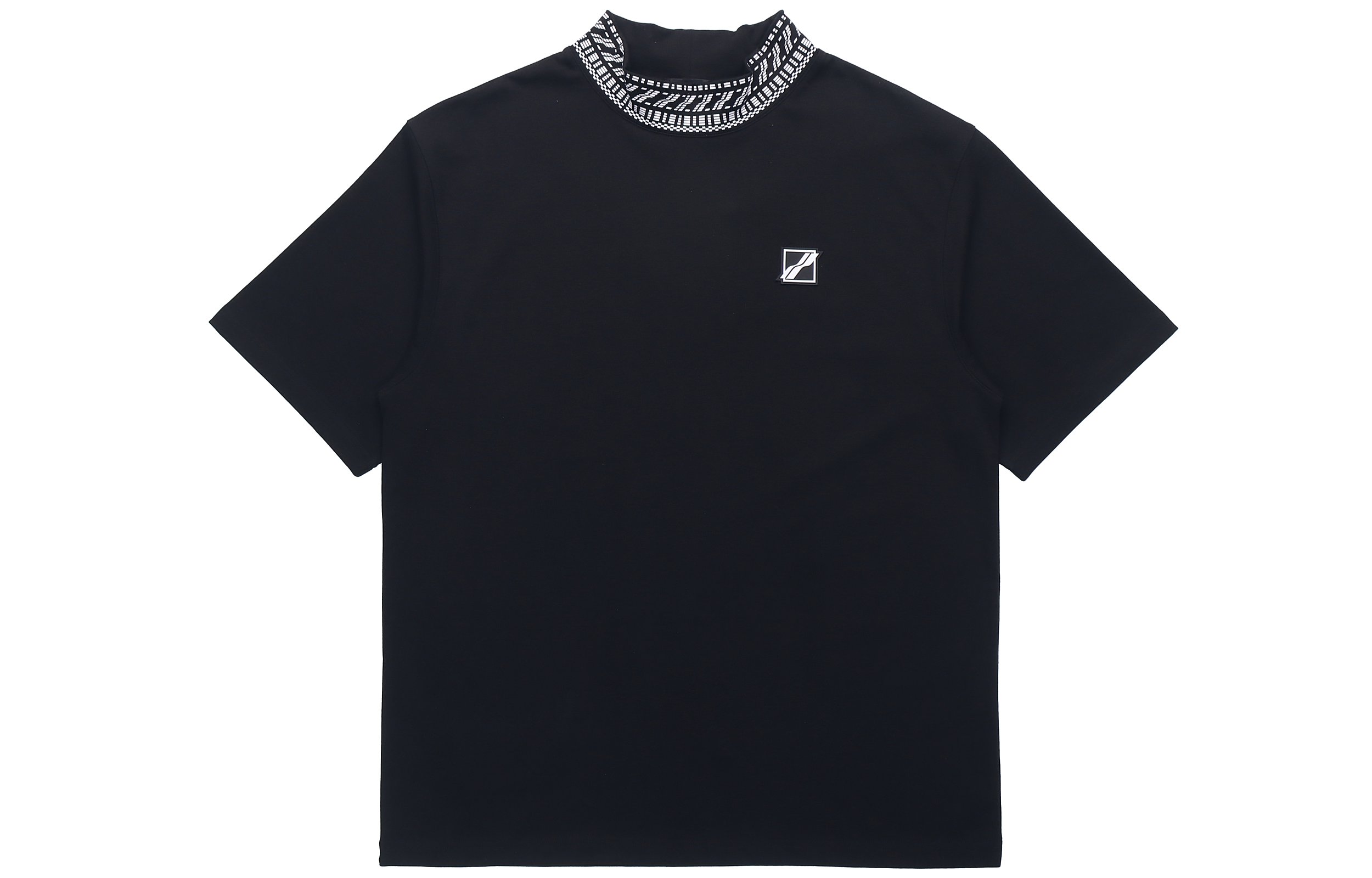 Order Camiseta Unisex Negra WE11DONE SS21 Cube Logo Crewneck WD-TT1-21-521-U-BK