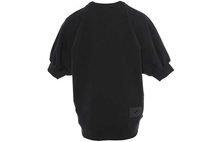 WE11DONE SS21 Lightning Logo Print Unisex Black Short Sleeve Sweatshirt. WD-TS1-21-531-U-BK 圖 3