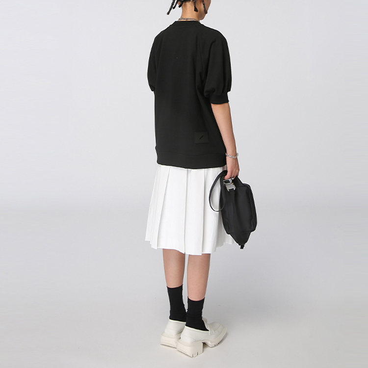 WE11DONE SS21 Lightning Logo Print Unisex Black Short Sleeve Sweatshirt. WD-TS1-21-531-U-BK 圖 8