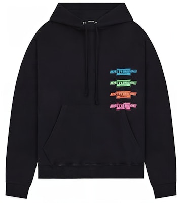 WE11DONE SS21 Multicolor Logo Terry Hoodie Unisex Black. WD-TH1-21-502-U-BK Buy WE11DONE SS21 Multicolor Logo Terry Hoodie Unisex Black. WD-TH1-21-502-U-BK