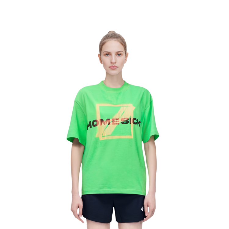 WE11DONE SS21 Oversized Slogan Print T-Shirt Unisex Green WD-TT1-21-538-U-GR 圖 6