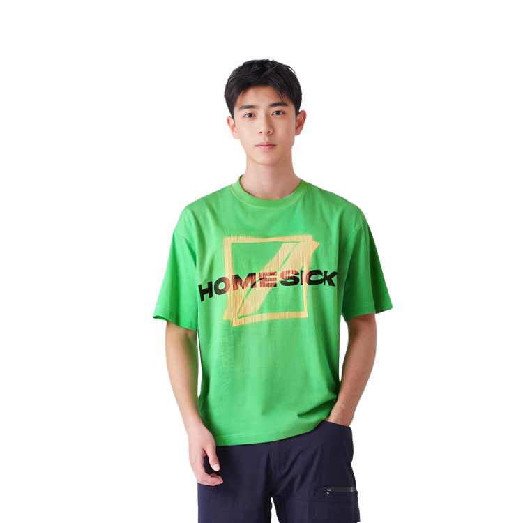 WE11DONE SS21 Oversized Slogan Print T-Shirt Unisex Green WD-TT1-21-538-U-GR 圖 7