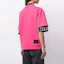 Shop WE11DONE SS21 Pink Cube Lightning Logo Print Unisex T-Shirt WD-TT1-21-547-U-NP