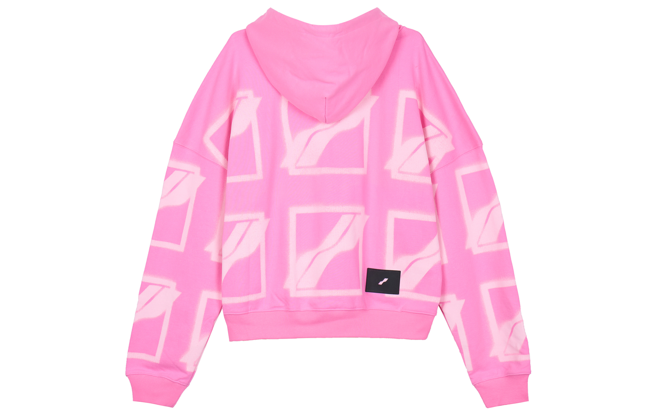 WE11DONE SS21 Pink Oversized Logo Terry Hoodie Unisex WD-TH1-21-517-U-NP 圖 3