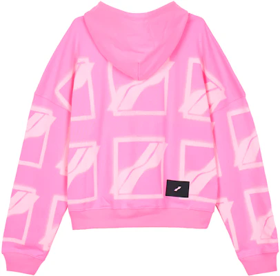 WE11DONE SS21 Hoodie Oversized Logo Pink Unisex WD-TH1-21-517-U-NP Lookbook WE11DONE SS21 Hoodie Oversized Logo Pink Unisex WD-TH1-21-517-U-NP