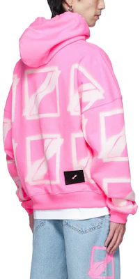 WE11DONE SS21 Hoodie Oversized Logo Pink Unisex WD-TH1-21-517-U-NP Sizing WE11DONE SS21 Hoodie Oversized Logo Pink Unisex WD-TH1-21-517-U-NP