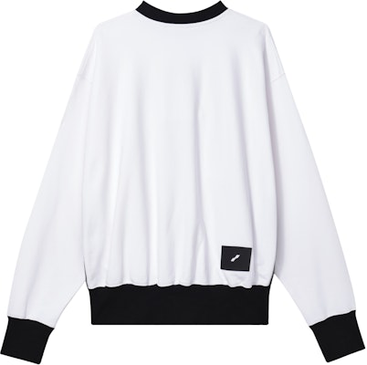 WE11DONE SS21 反光標誌印花長袖男女同款白色衛衣 WD-TS1-21-511-U-WH Lookbook WE11DONE SS21 反光標誌印花長袖男女同款白色衛衣 WD-TS1-21-511-U-WH