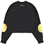 Buy WE11DONE SS21 スマイリーフェイス プルオーバースウェットシャツ ユニセックス ブラック WD-TS0-21-519-U-BK