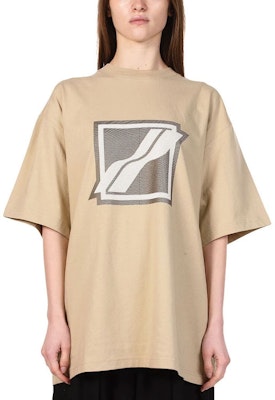 WE11DONE SS21 中性米色Logo印花短袖T恤 WD-TT1-21-539-U-BG Sizing WE11DONE SS21 中性米色Logo印花短袖T恤 WD-TT1-21-539-U-BG