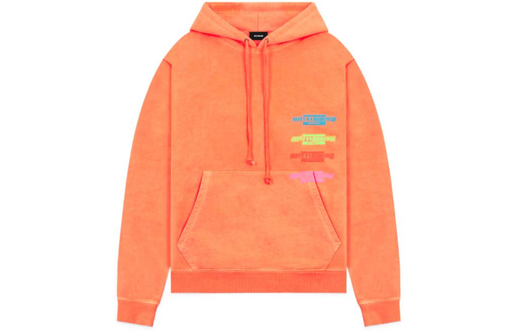 Order WE11DONE SS21 男女同款 Logo Terry 橙色連帽衫. WD-TH1-21-502-U-NO