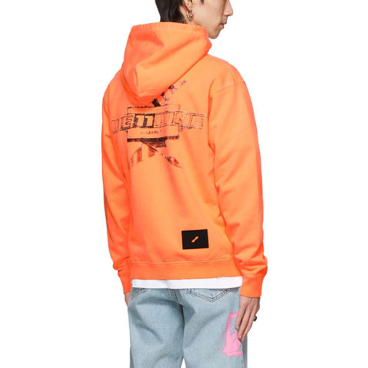 Purchase WE11DONE SS21 男女同款 Logo Terry 橙色連帽衫. WD-TH1-21-502-U-NO