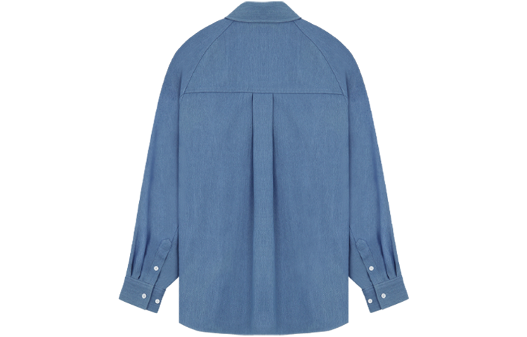 WE11DONE SS22  Blue Long Sleeve Shirt with Logo Print Design WD-BL1-22-185-M-BL 圖 3