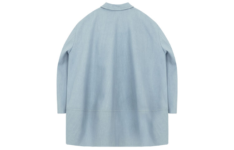 WE11DONE SS22  Blue Oversized Single-Breasted Coat with Collar. WD-JK1-22-109-M-SK 圖 3