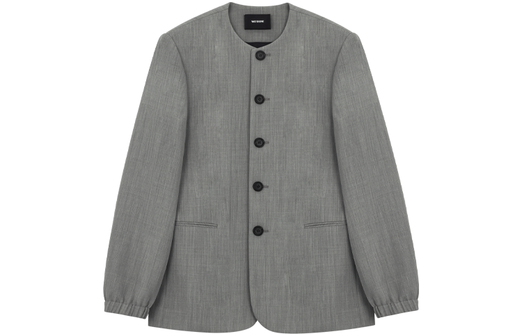 WE11DONE SS22  Grey Single-Breasted Blazer Jacket WD-JK1-22-024-M-MG 圖 2