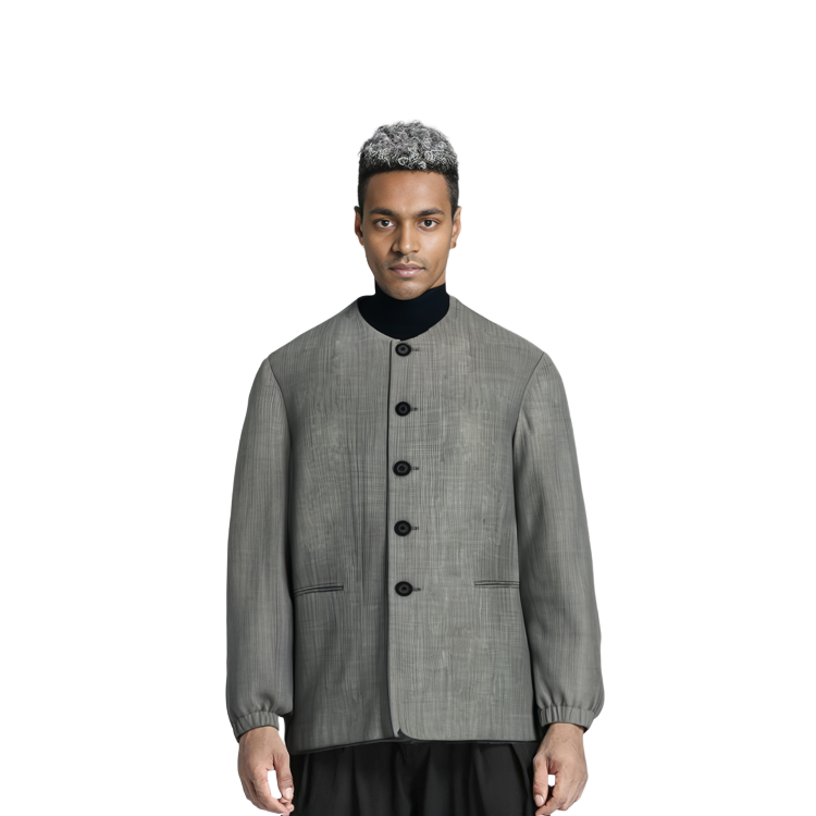 WE11DONE SS22  Grey Single-Breasted Blazer Jacket WD-JK1-22-024-M-MG 圖 4