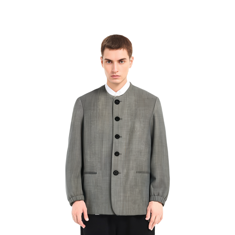 WE11DONE SS22  Grey Single-Breasted Blazer Jacket WD-JK1-22-024-M-MG 圖 5