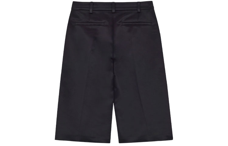 Lookbook WE11DONE SS22  High-Waisted Loose Fit Casual Shorts Black. WD-PT1-22-267-M-BK