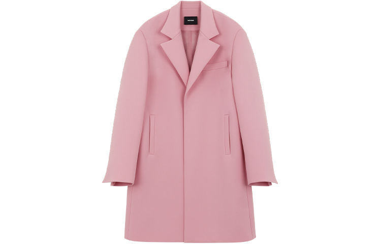 WE11DONE SS22  Pink Single-Breasted Loose Coat. WD-CT1-22-087-M-PK 圖 2
