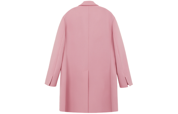 WE11DONE SS22  Pink Single-Breasted Loose Coat. WD-CT1-22-087-M-PK 圖 3